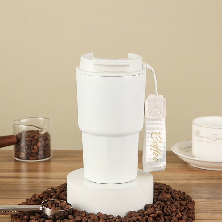 Damer høy kvalitets kaffekopp med silikondeksel Skanto