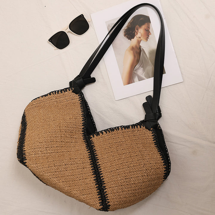 Handmade Boho Bag with Leather Details Skanto