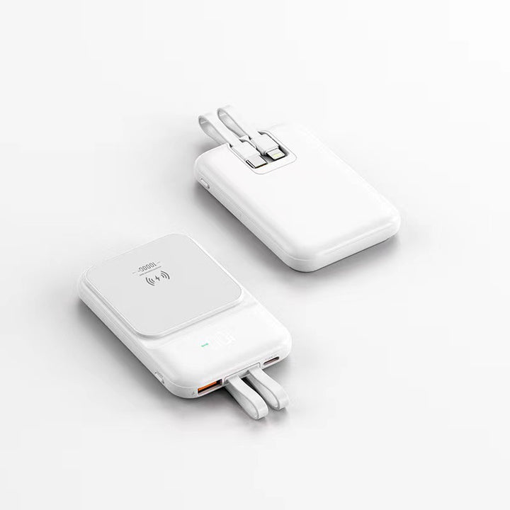 Multifunksjonell Trådløs Powerbank med Innebygd Stativ Skanto