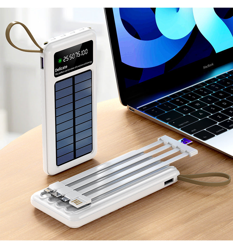 Solenergilader med multifunksjonelle ladekabler Skanto