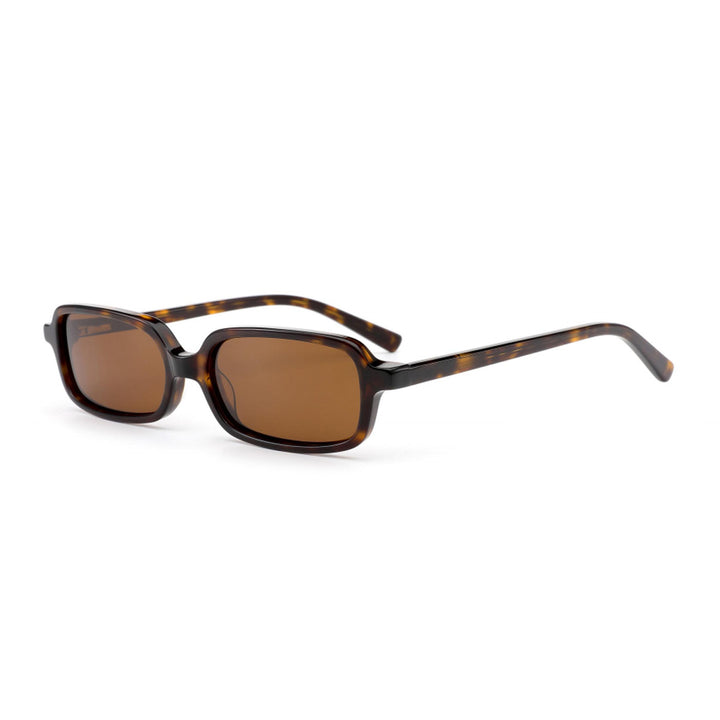 Dame moteriktig solbrille i samtidsrektangel design Skanto