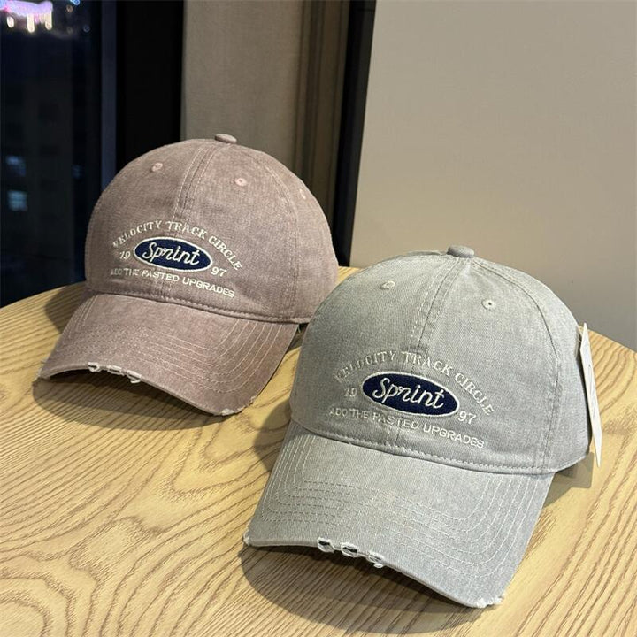 Herre Casual Vintage Brodert Baseballcaps Skanto