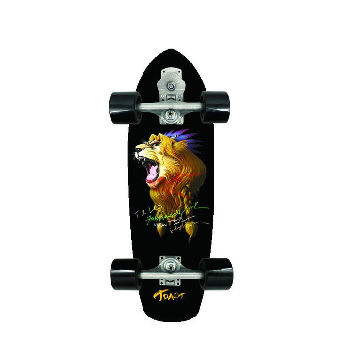 Retro-inspirert mini cruiser skateboard Skanto