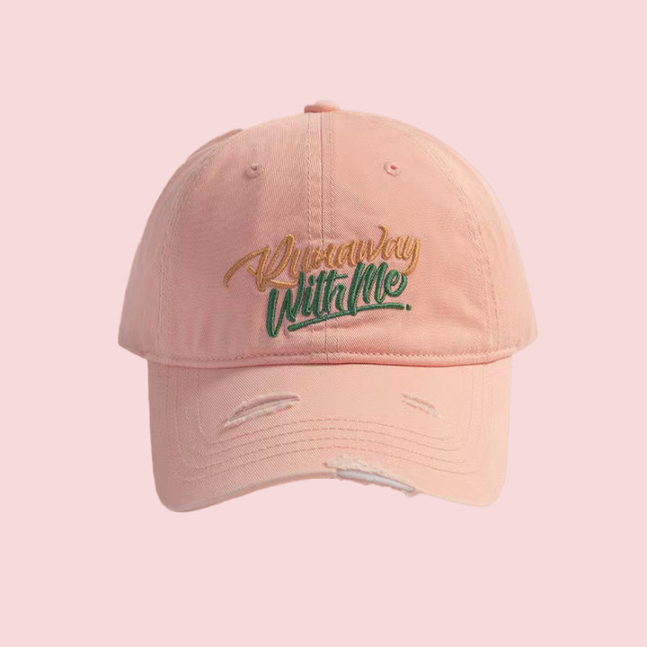 Kvinne Grafisk Brodert Justerbar Baseball Caps Skanto