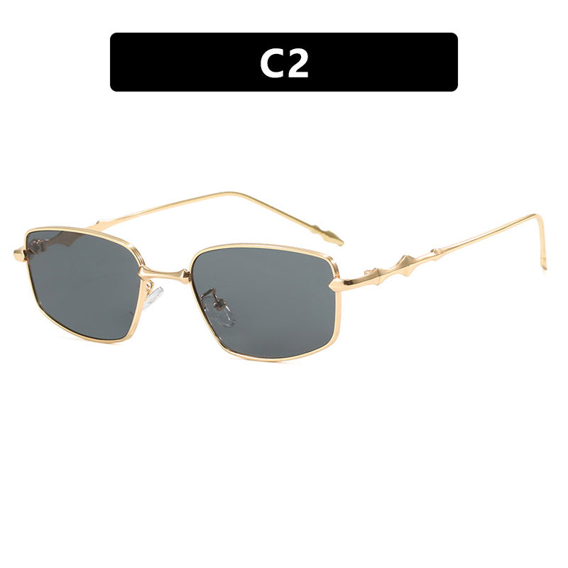 Dame modisk solbrille med innovativ ramme og UV-beskyttelse Skanto