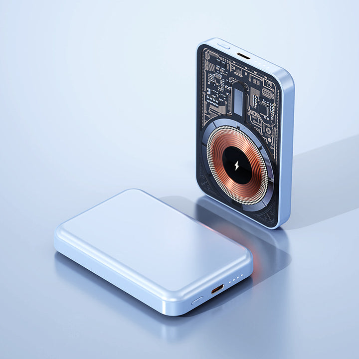 Bærbar trådløs powerbank med høytytende batteri og intelligent ladeteknologi Skanto