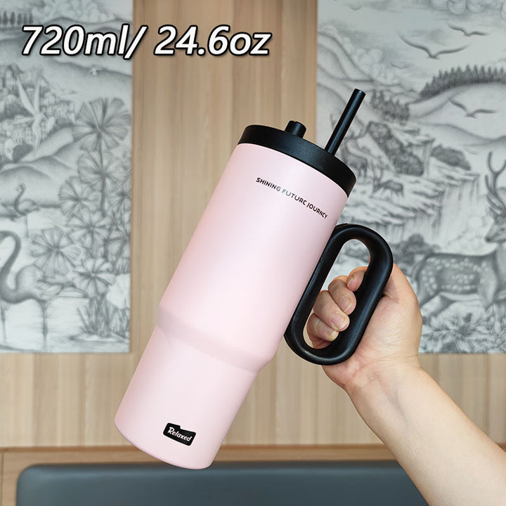 Damer isolert drikkebeholder med ergonomisk håndtak Skanto