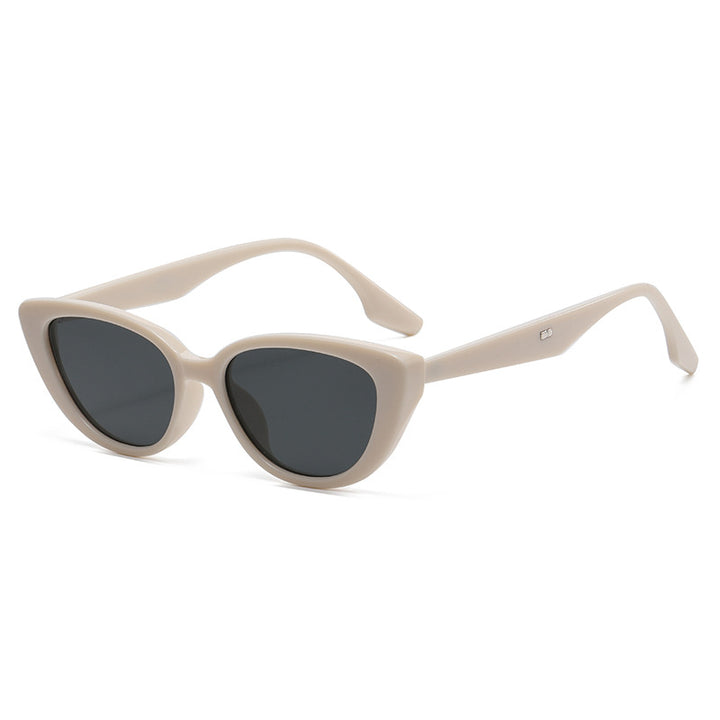 Kvinne Cat-Eye Solbriller med Stilig Skildpadde-design Skanto