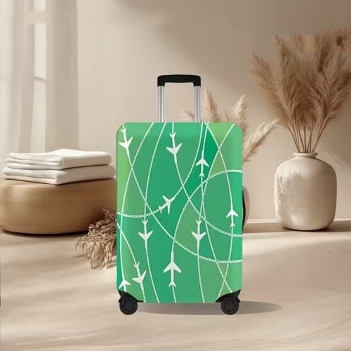 Unisex nan elastisk koffertrekk med vulkansk lava-marmordesign, elastisk beskyttelsestrekk for Trolley Skanto