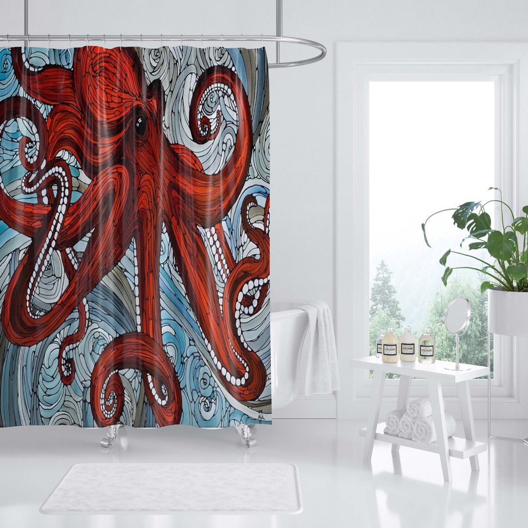 Havtema Kunst Duschgardin Skanto