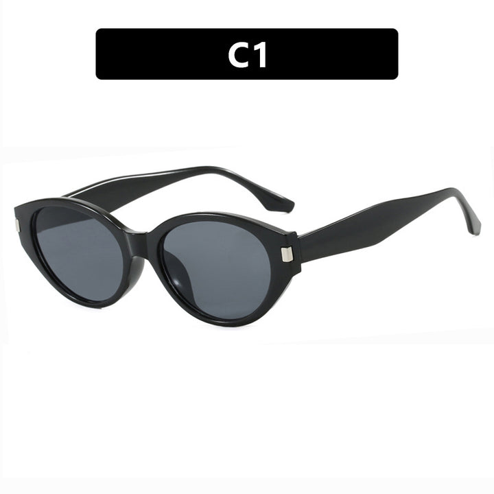 Dames moteriktig solbrille i elegant cat-eye stil Skanto