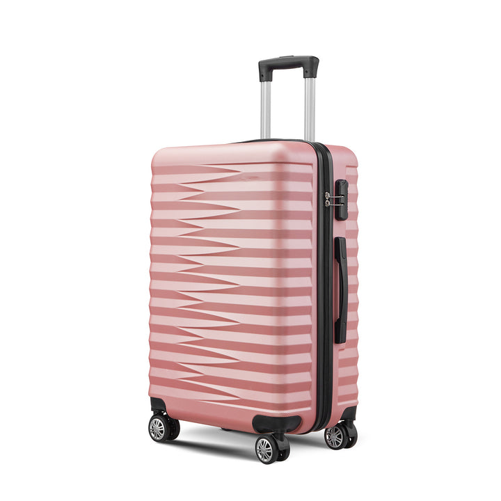 Unisex Stilig Teksturert Hard Shell Spinner Koffert Skanto