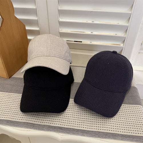 Kvinnenes Casual Teksturert Bomull Baseball Caps Skanto