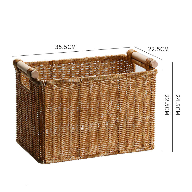 Naturlig Fiber Lagringskurv Skanto