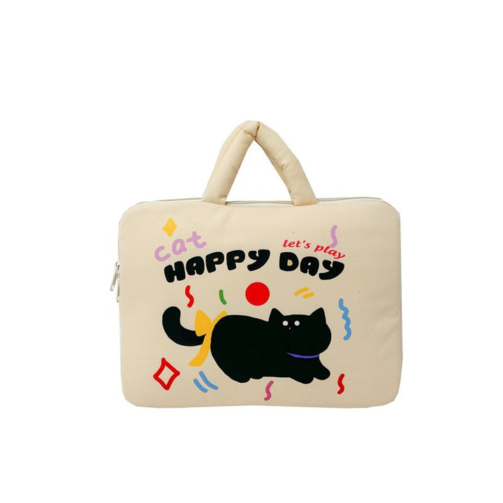 Laptoptas med kreativt kattmønster Skanto