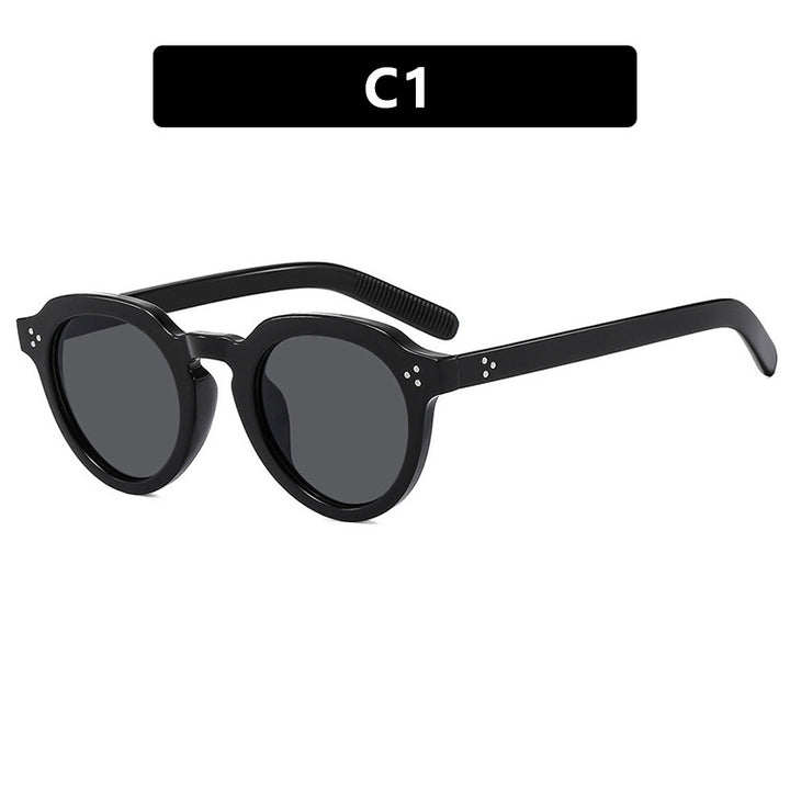 Women's stylish round glasses Skanto