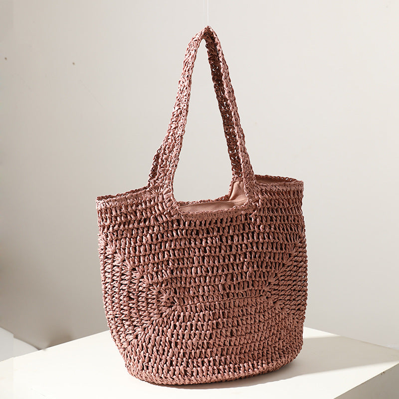 Handmade basket bag with comfortable inner bag Skanto