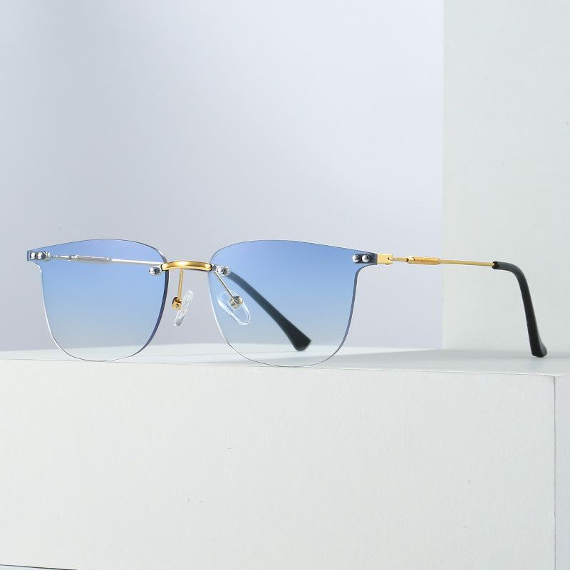 Damer stilige Geometric-solbriller med moderne glaselementer Skanto