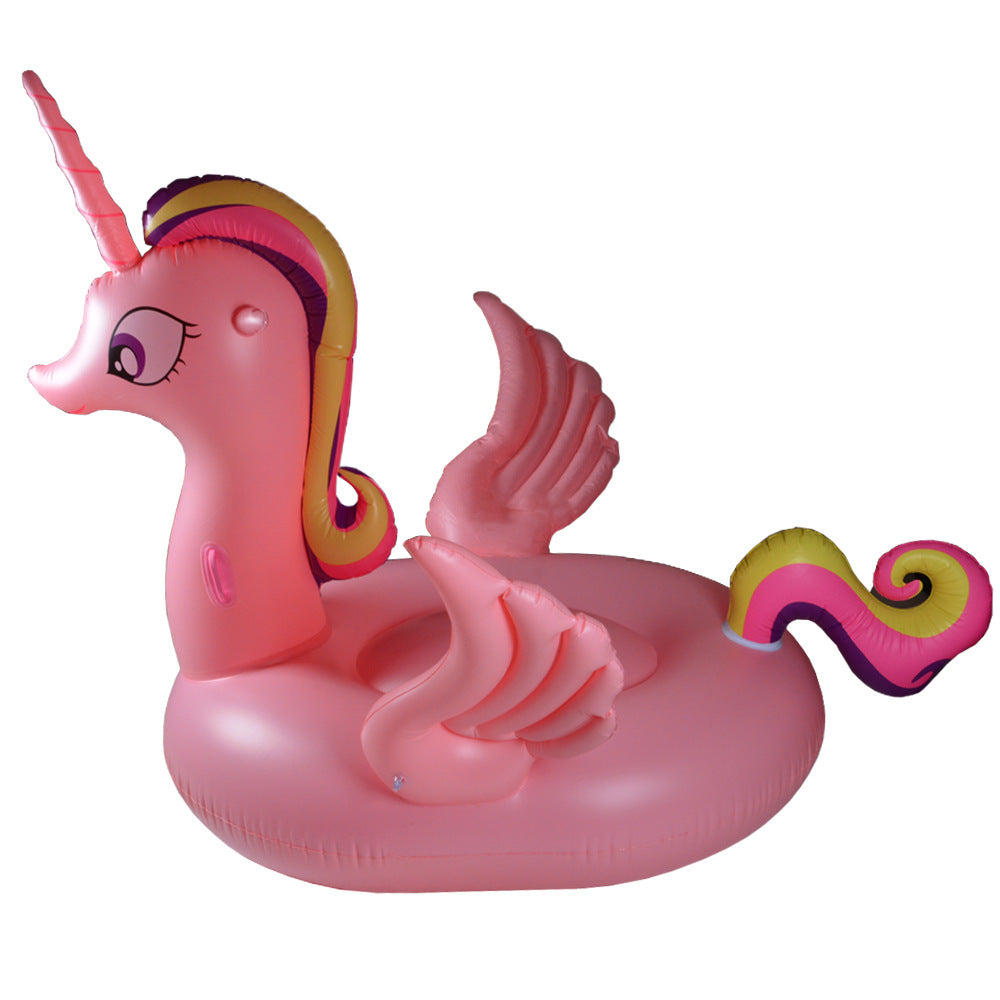 Kvinnelig oppblåsbar unicorn svømme ring Skanto