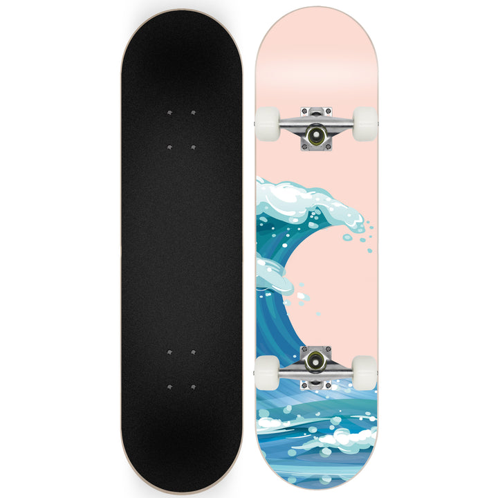 Skateboard med Galaxy Design Skanto