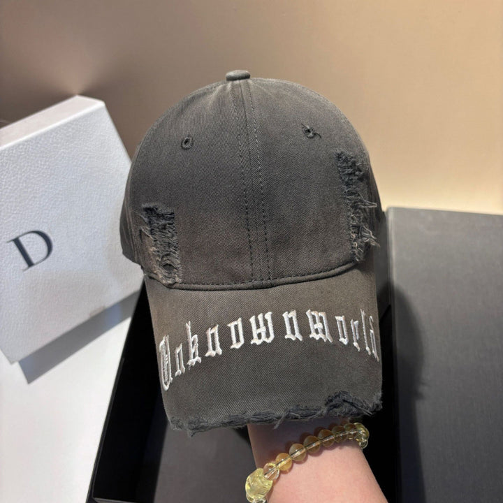 Men's Distressed Graphic Baseball Cap Skanto