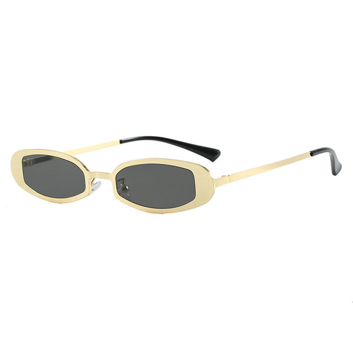 Women's fashionable glasses with elegant metal frame and fine accents Skanto