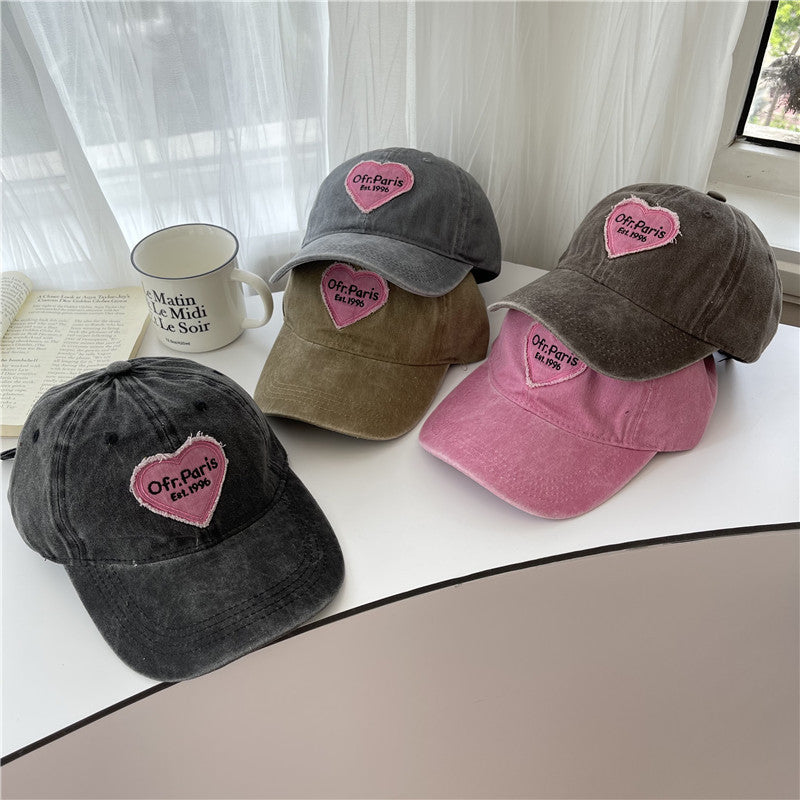 Kvinne Vintage-inspirert Brodert Baseballcap Skanto