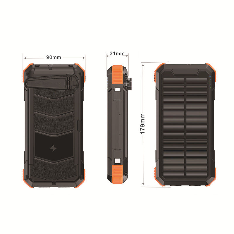 Sammenleggbart solenergi powerbank Skanto