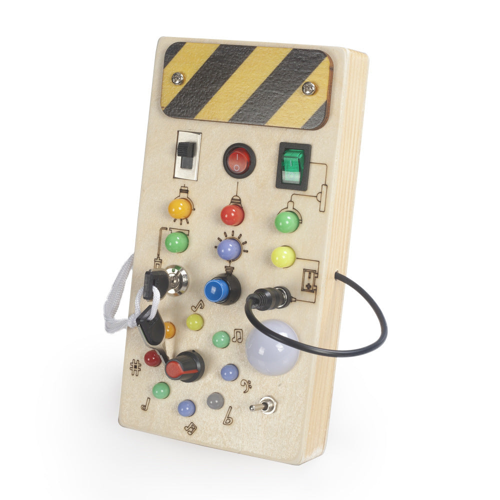 Norvo | Multisensorisk Montessori Brett med LED-Lyseffekter