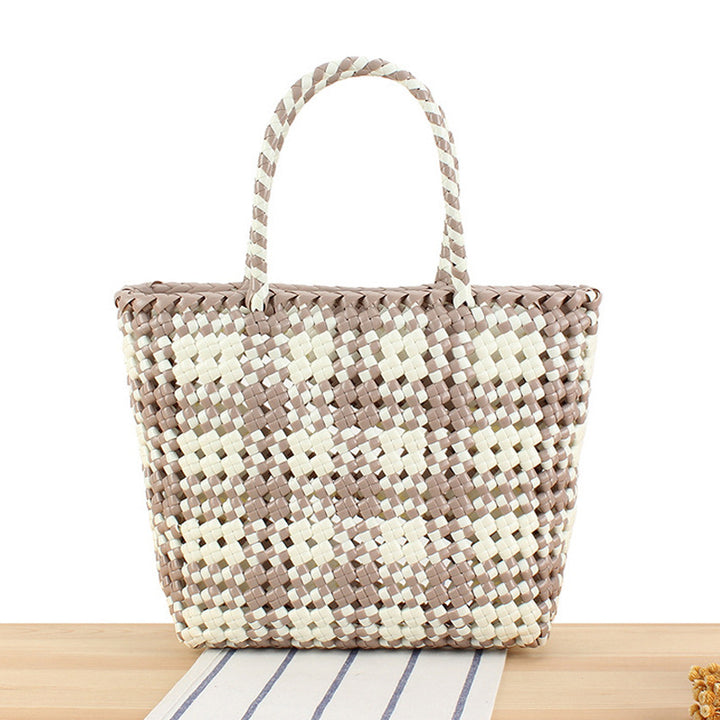 Large tote bag made of braided material Skanto