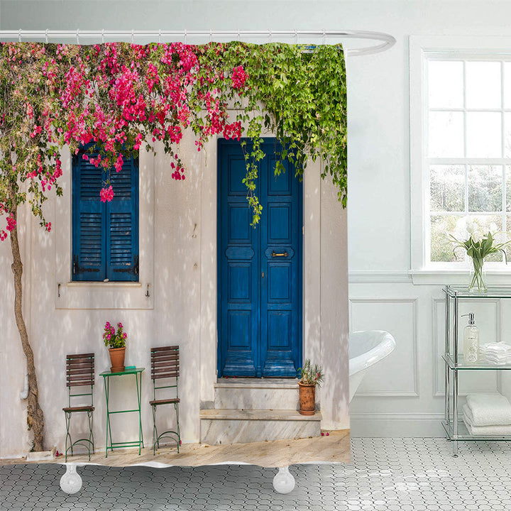 Blomstermotiv-inspirert dusjforheng Skanto