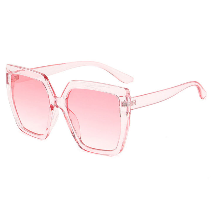 Damen elegant oversized solbrille med luksuriøs ramme Skanto