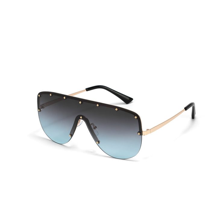 Damer futuristisk oversized solbrille Skanto