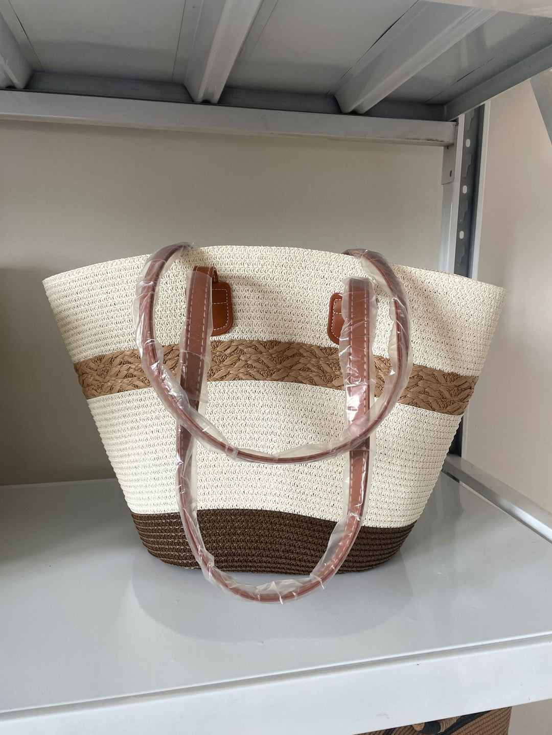 Elegant Flettet Handle Bag Skanto