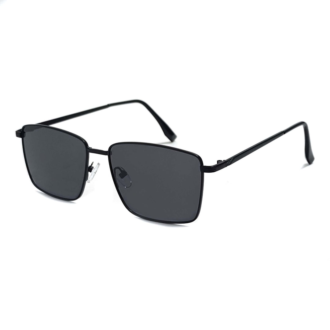 Herremodern kvadratisk solbrille med UV-beskyttelse og ergonomiske stenger Skanto
