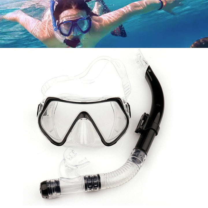 Snorkelmaske med anti-dugg teknologi og fleksibelt munnstykke Skanto