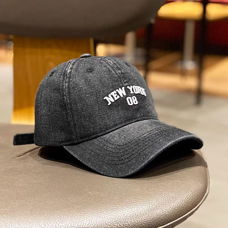 Kvinners vintage denim baseball cap Skanto