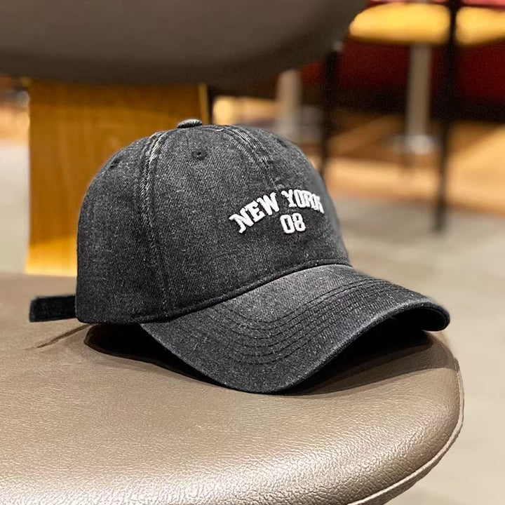 Kvinners vintage denim baseball cap Skanto