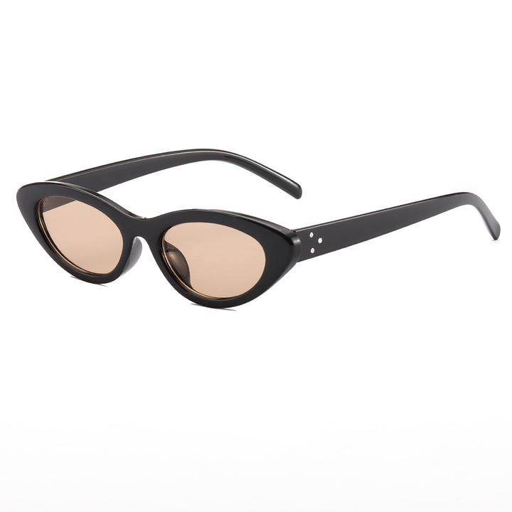 Dame Cat-Eye solbriller i elegant Leo-design Skanto