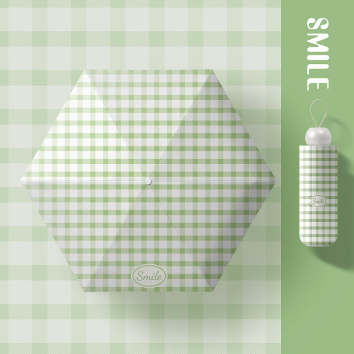 Damer kompakt og innovativ paraply med sikkerhetsmekanisme Skanto