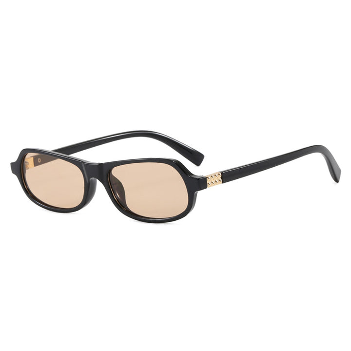 Women's trendy stylish sunglasses with golden accents Skanto