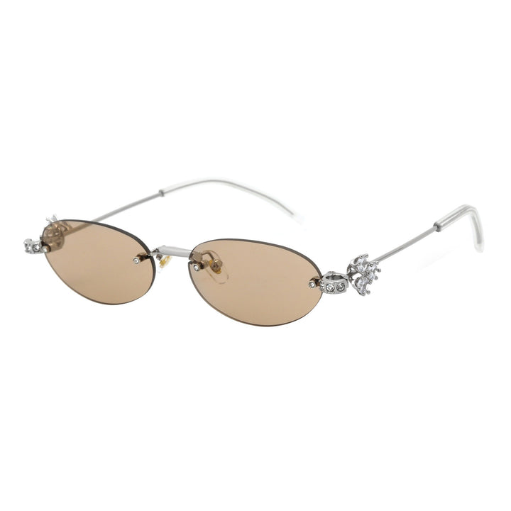 Dame Designer-solbrille med luksuriøse dekorasjoner Skanto