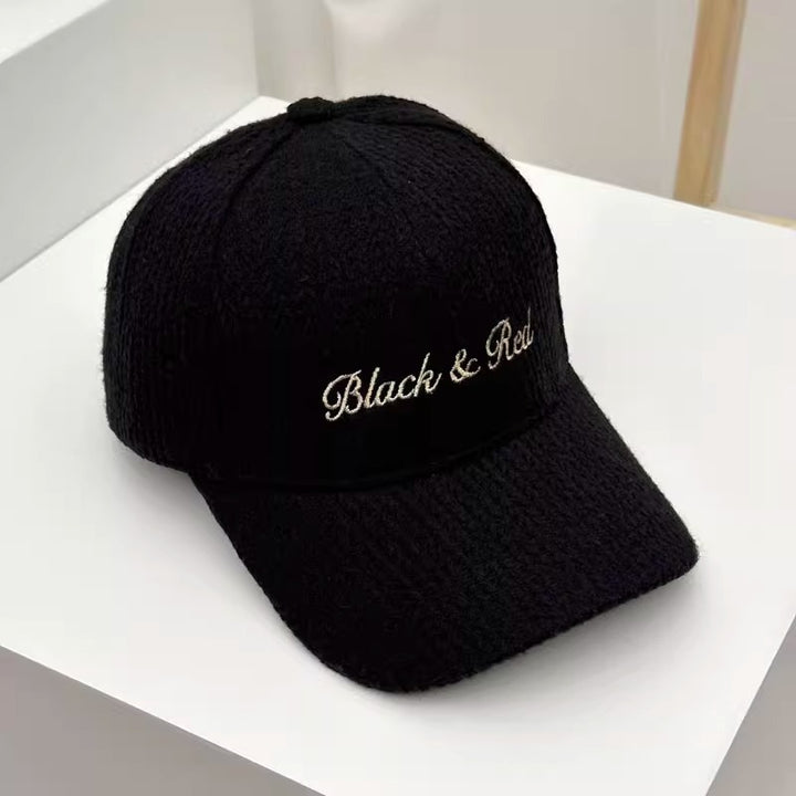 Kvinne Brodert Casual Strikket Baseball Caps Skanto