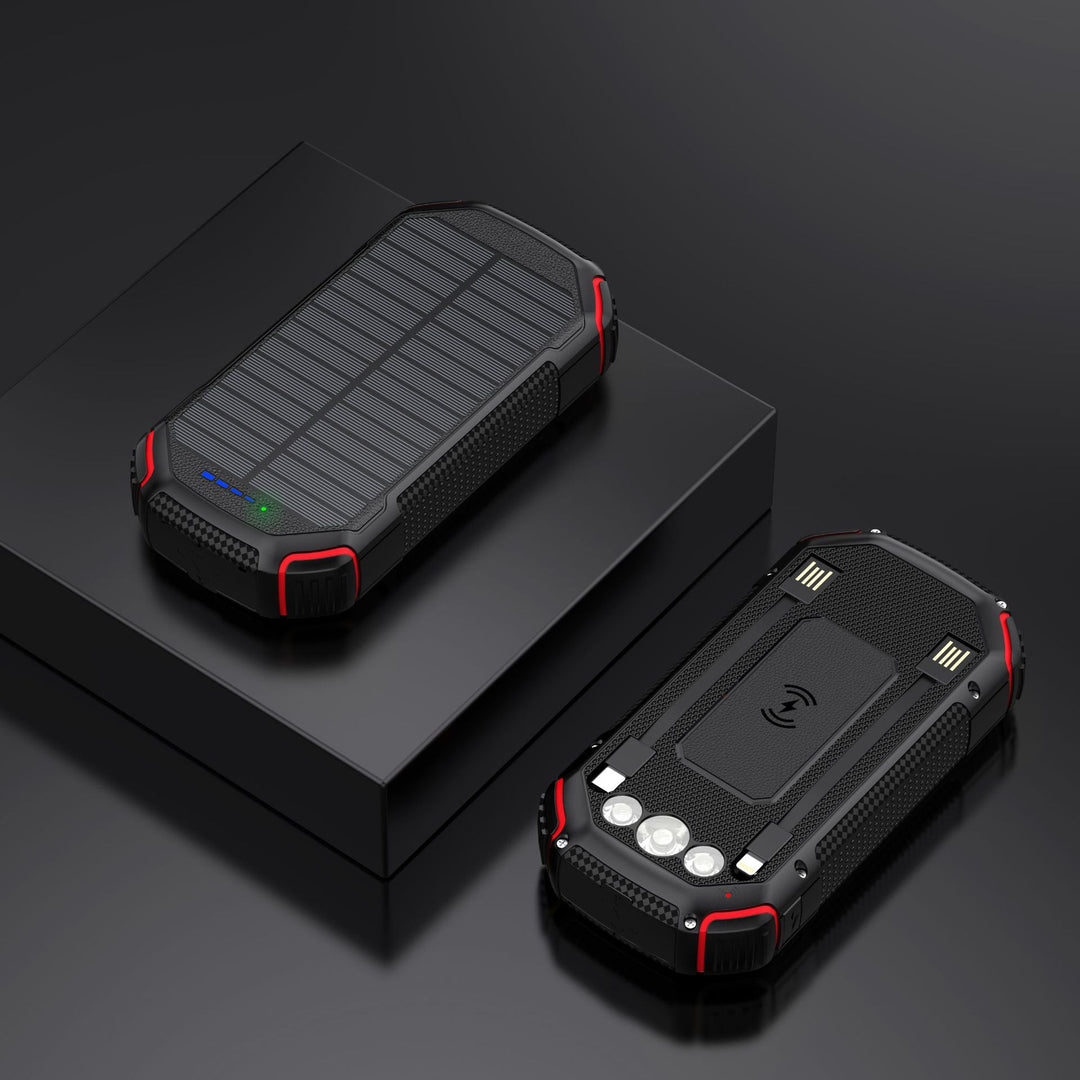 Robust og Bærbar Solarlader-Powerbank Skanto