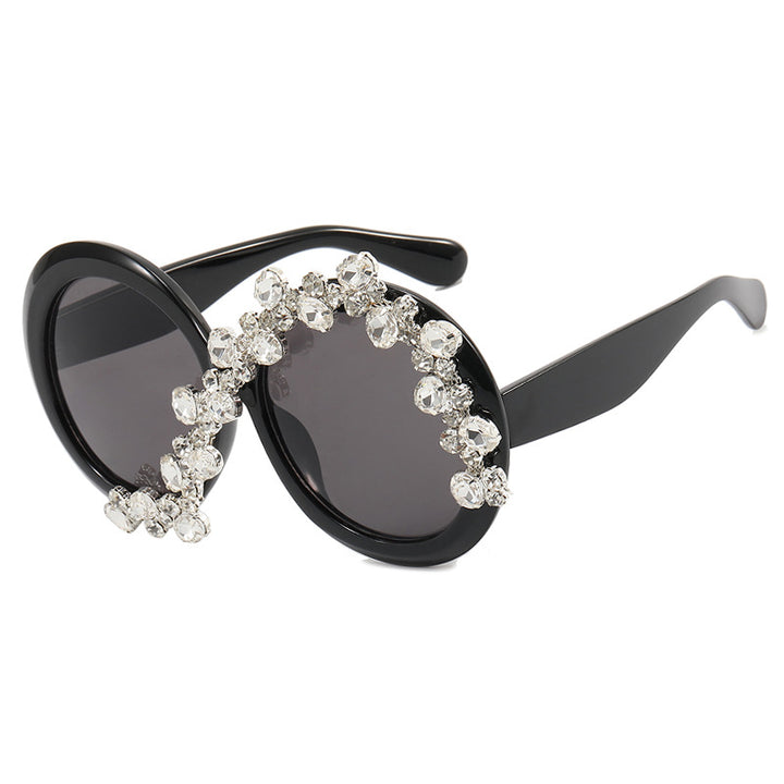 Women's Glamorous Sunglasses with Rhinestone Appliqués Skanto