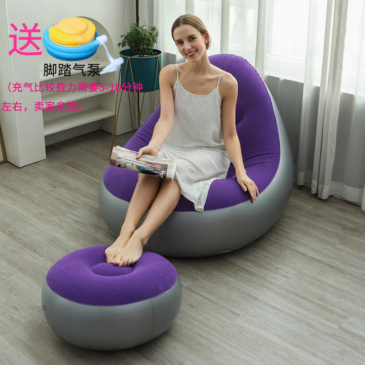 Kvinnenes oppblåsbare komfortsofa med ergonomisk ryggstøtte Skanto