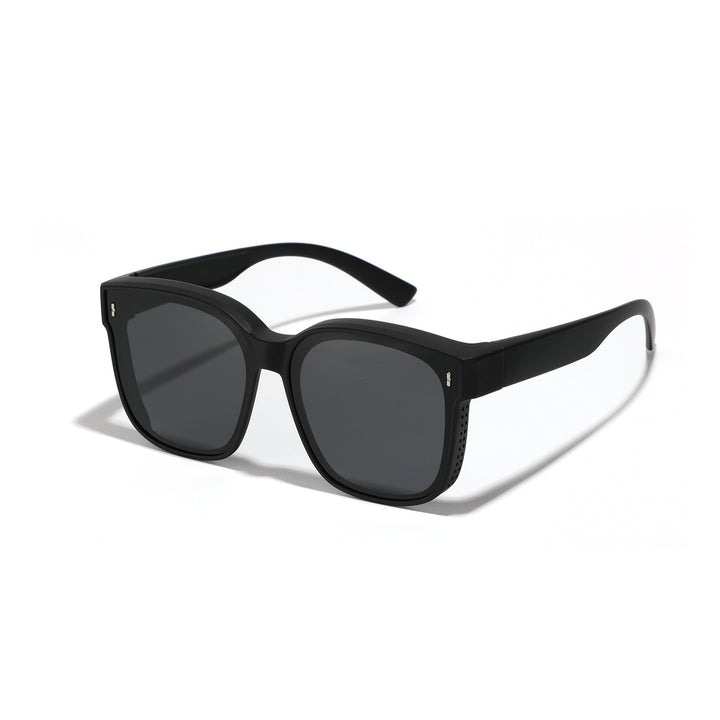 Damer firkantet solbrille med moderne, høyglanset ramme og UV-beskyttelse Skanto