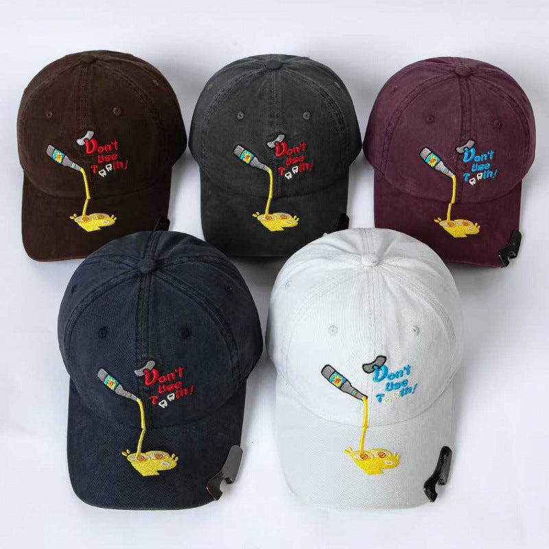 Herre Casual Brodert Baseball Caps Skanto