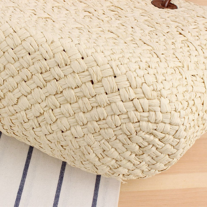 Beach Bag with Elegant Leather Straps Skanto