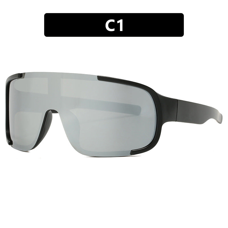 Women's sporty UV-protective sunglasses with a wide, aerodynamic shape Skanto